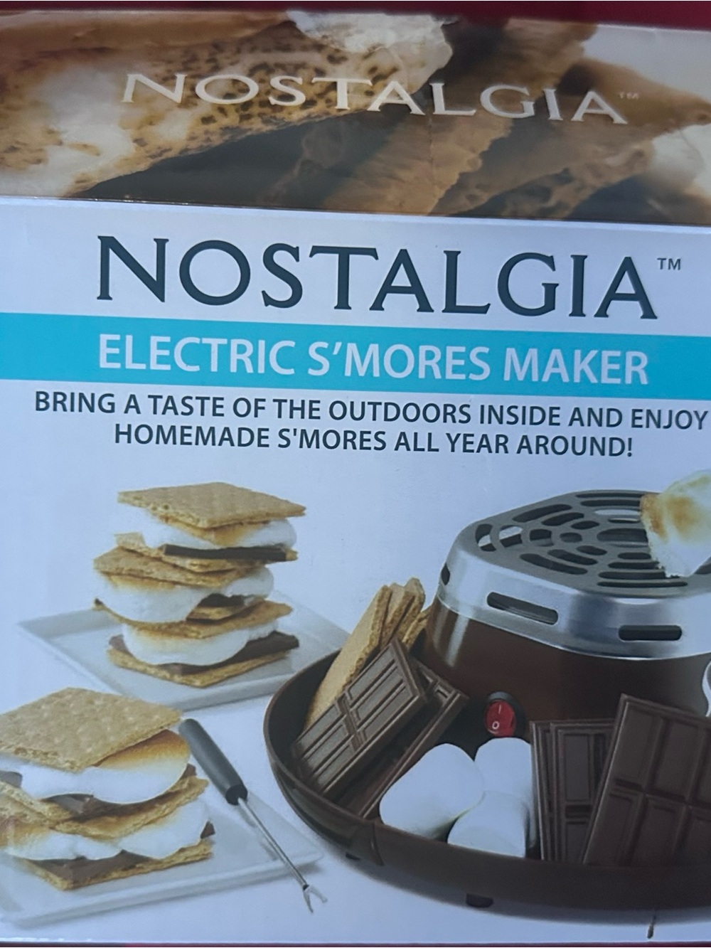 Nostalgia Brown Electric S'mores Maker